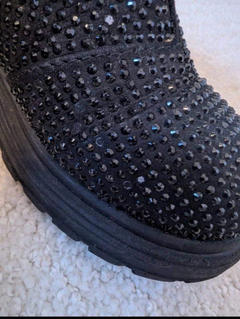 NINA kids Prisila 2 boots Size 11 girls Black
